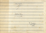 Portada de la partitura Tantum ergo (1948)